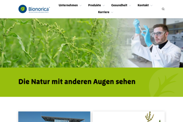 Bionorica Startseite: Pflanzliche Arzneimittel aus Neumarkt