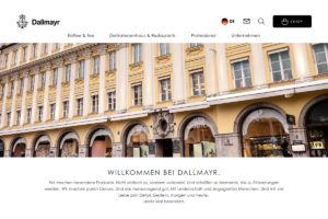Dallmayr Startseite: Kaffee und Feinkost aus München