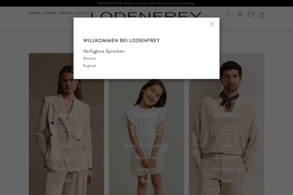 Lodenfrey Startseite: Modehaus und Tracht in München