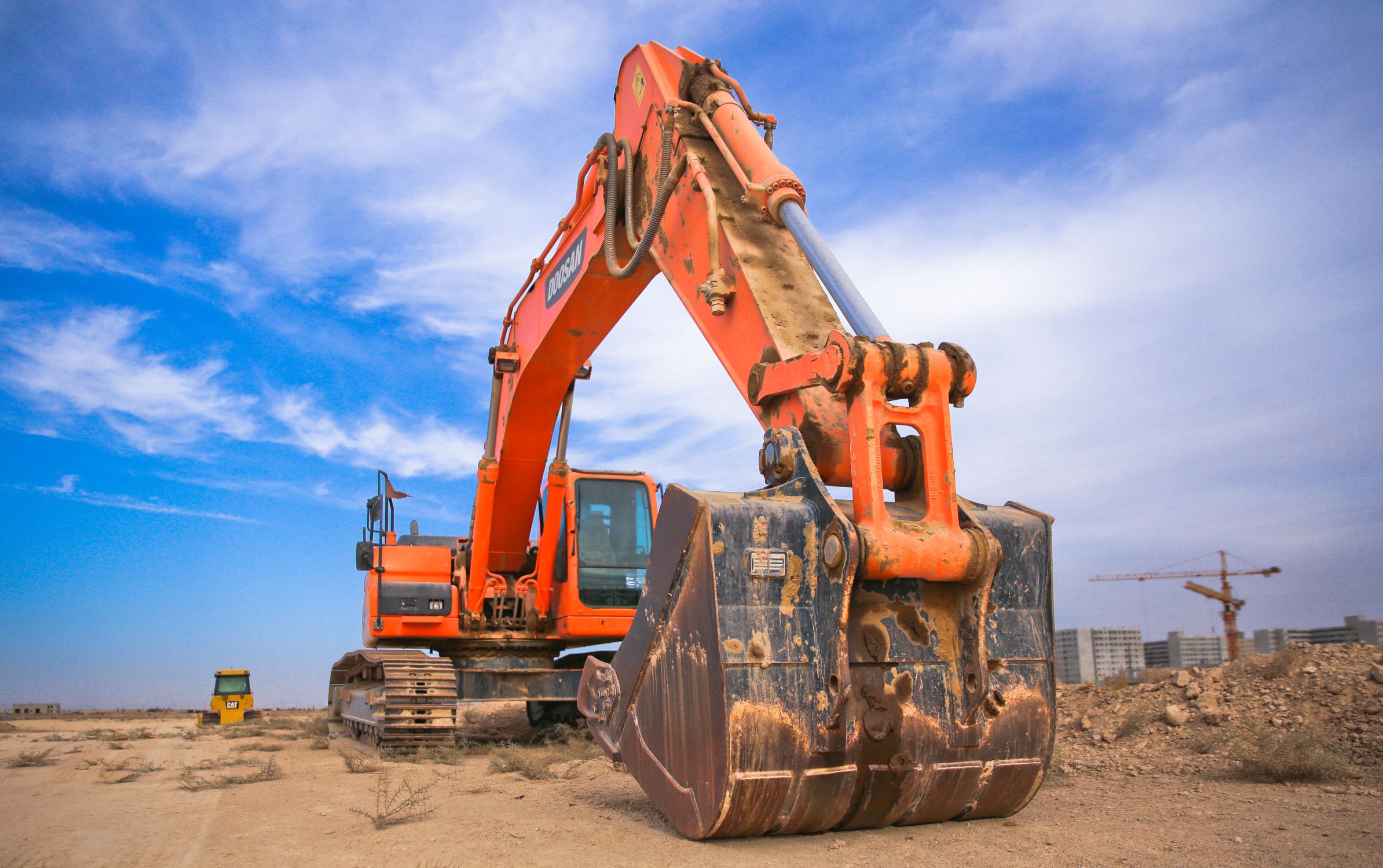 Bagger Baustelle Maschine - Automatisierung Robotik Bauwesen Bayern