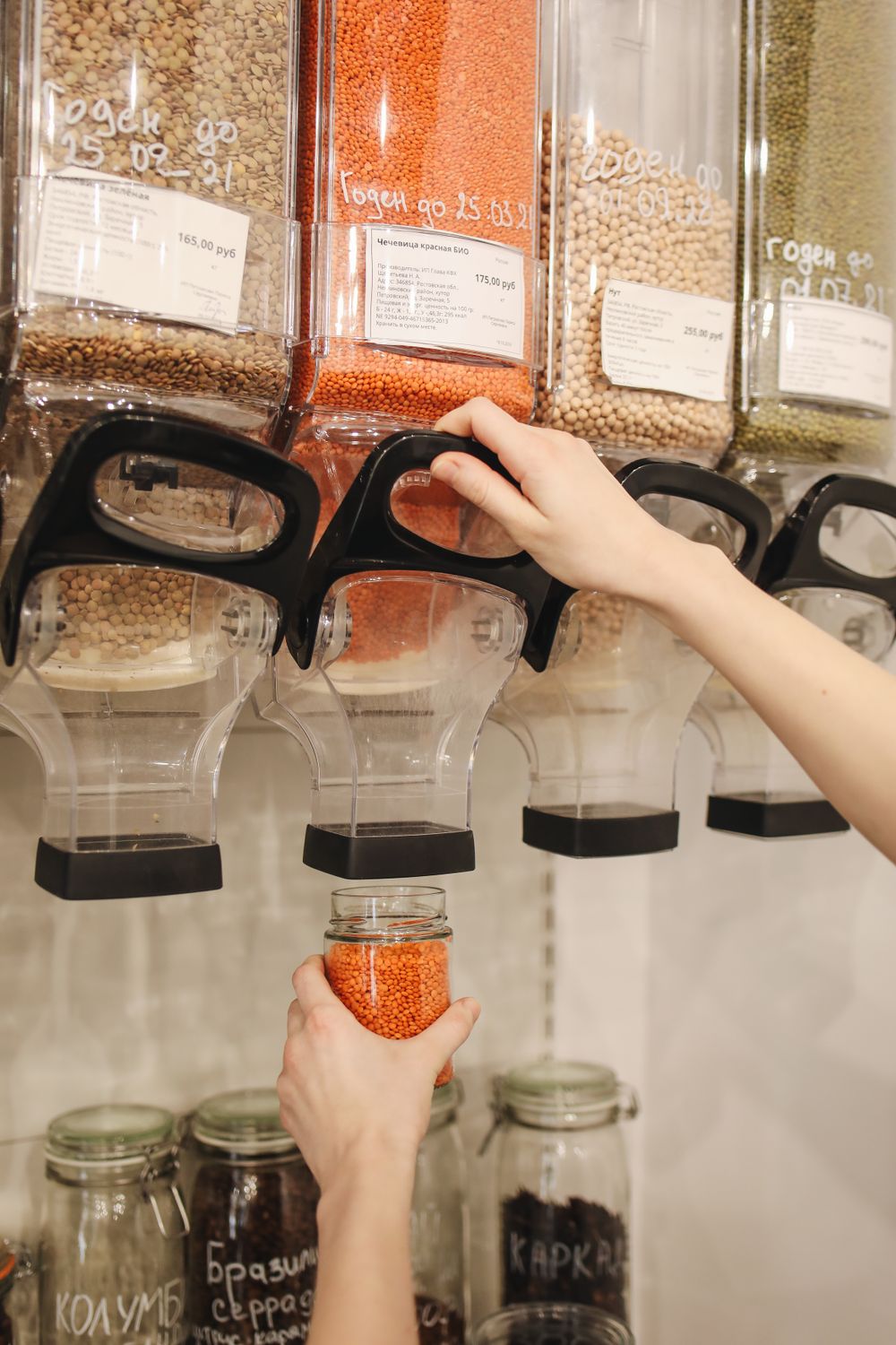 Lebensmitteldispenser Unverpackt-Laden - PPWR EU-Verpackungsverordnung Bayern